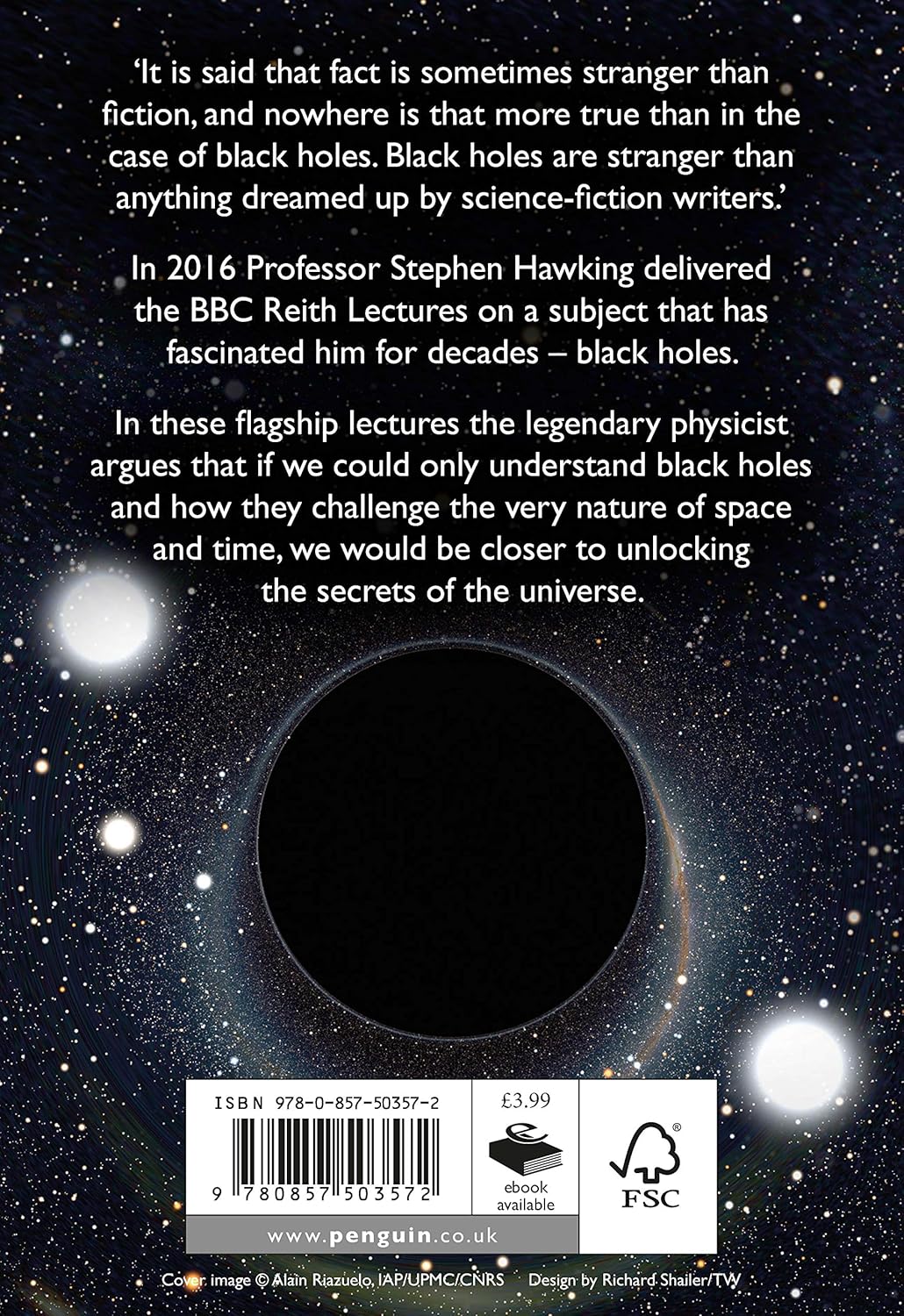 Black Holes: Reith Lectures