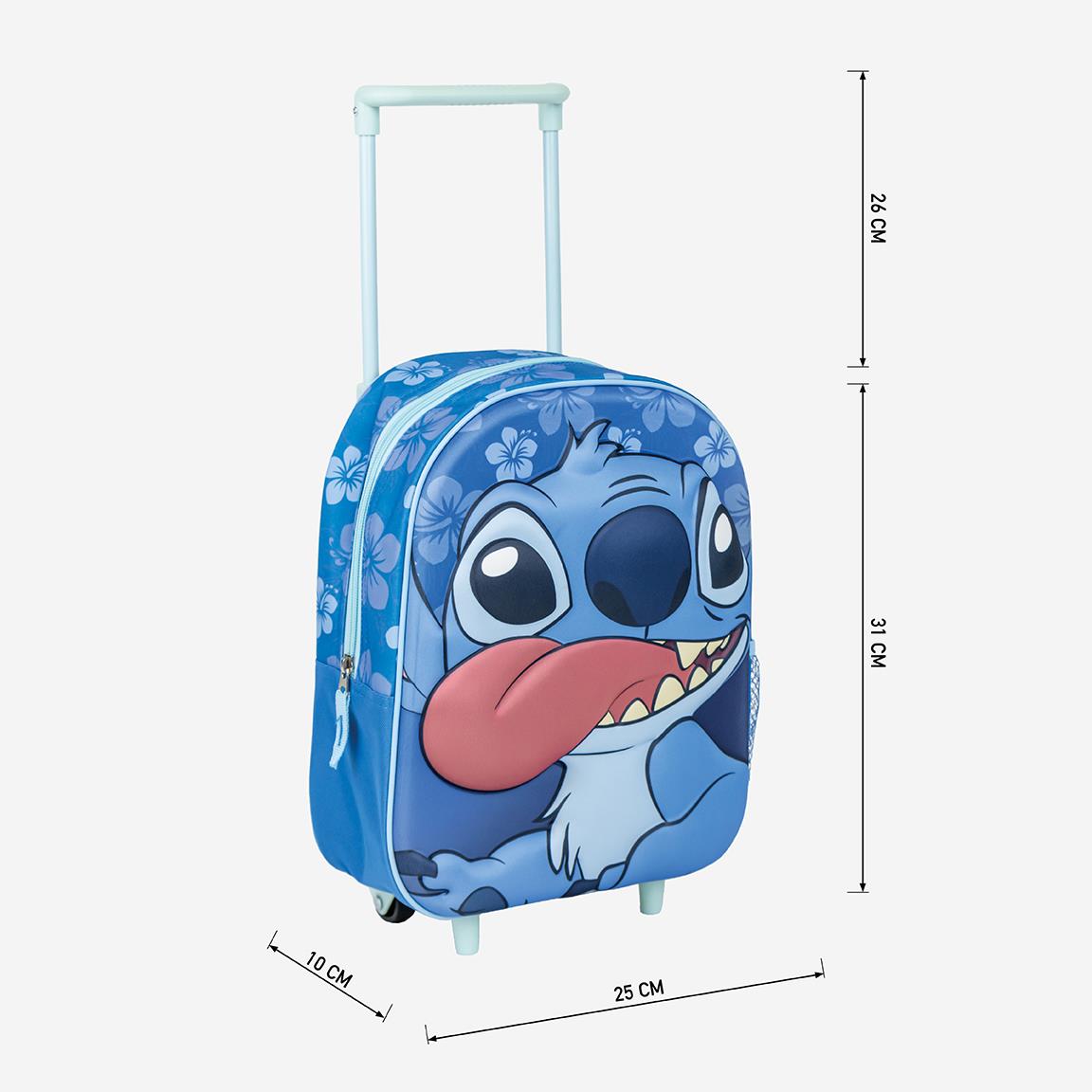 Cerda - Kids Backpack Trolley 3D Stitch