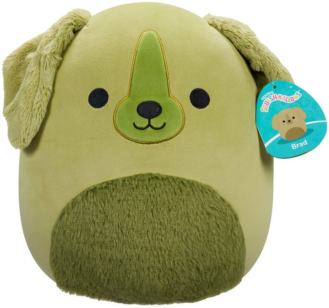 Squishmallows Med Plush 12 Brad The Green Retriever