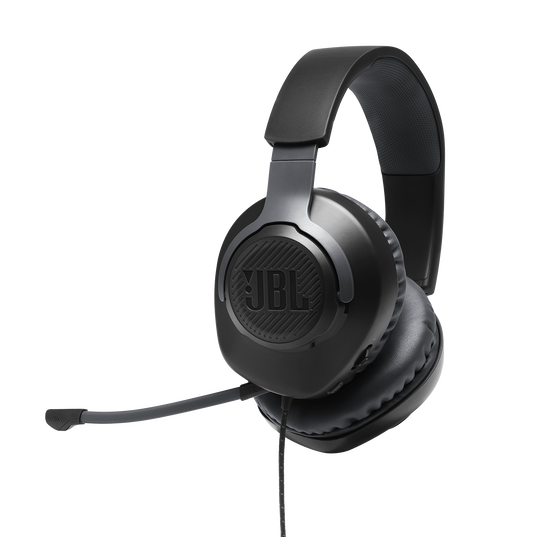 JBL Black Wired over-ear gaming headset with detachable mic