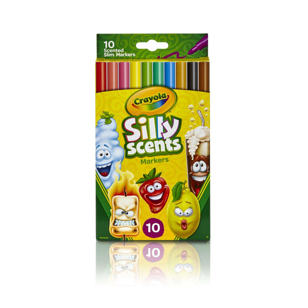 Crayola Washable Fineline Scented Markers 10 Pack - Kids Art Set