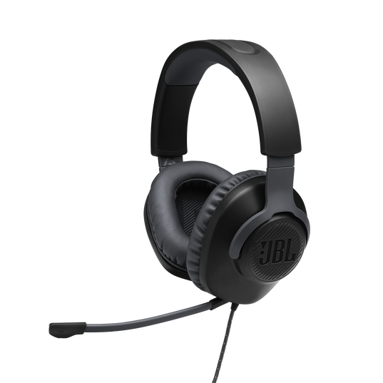 JBL Black Wired over-ear gaming headset with detachable mic