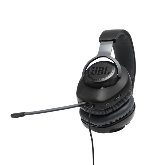 JBL Black Wired over-ear gaming headset with detachable mic