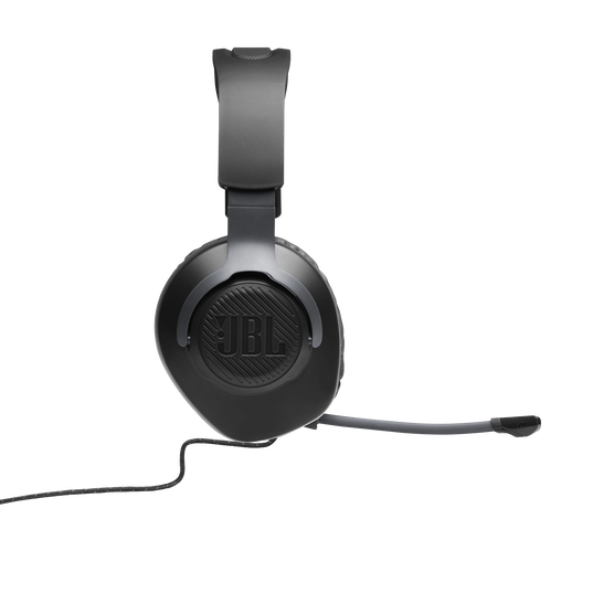 JBL Black Wired over-ear gaming headset with detachable mic