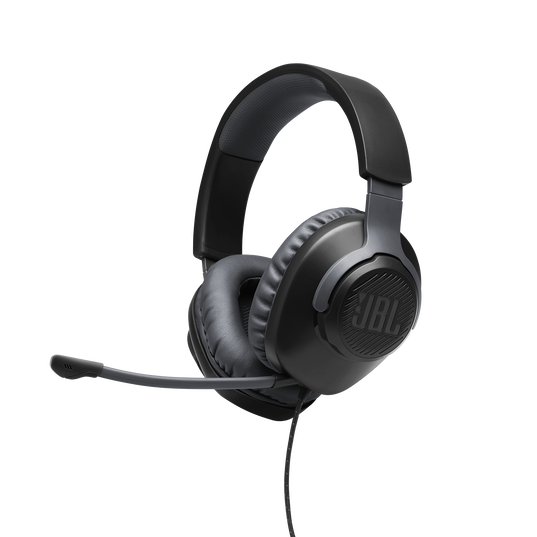 JBL Black Wired over-ear gaming headset with detachable mic