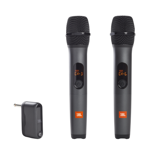 JBL 2 x Wireless microphone and 1 x dongle receiver