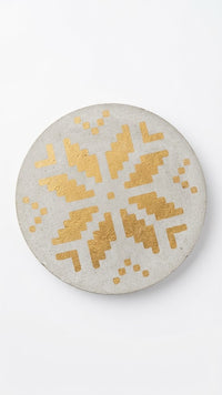 Zconcrete - S/2 Gray Concrete Coasters