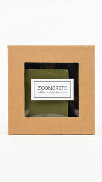 Zconcrete - Squared Concrete Tray With Natural Olive Soap