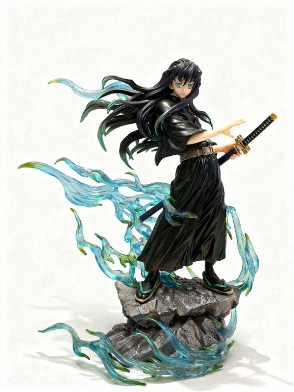 33cm Demon Slayer Tokito Muichiro Figure GK PVC Anime Action Statue Collectible