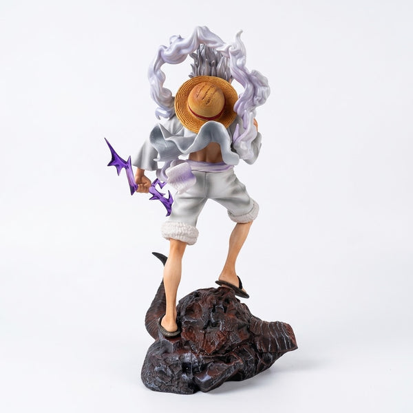 Gear 5 Monkey D Luffy Sun God Emit Light Figure Statue