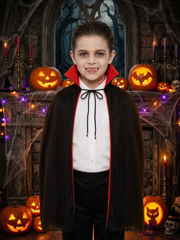 Halloween - Black Robe With Red Trim