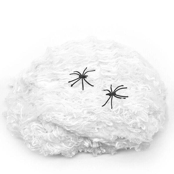 Halloween - White Spider Web Netting