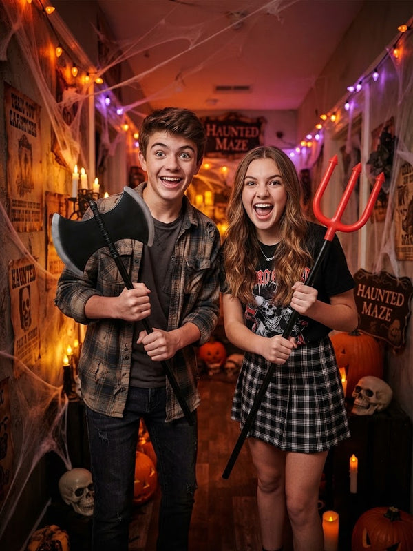 Halloween - Axe Wand And Devil Wand