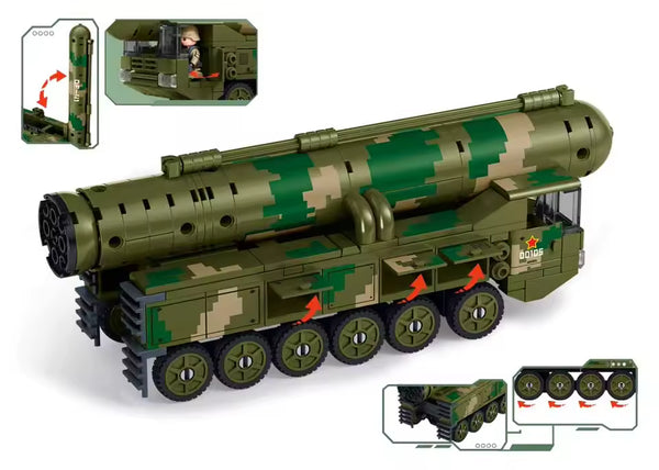 Sluban - Army DF-41S Missile Vehicle 1/55