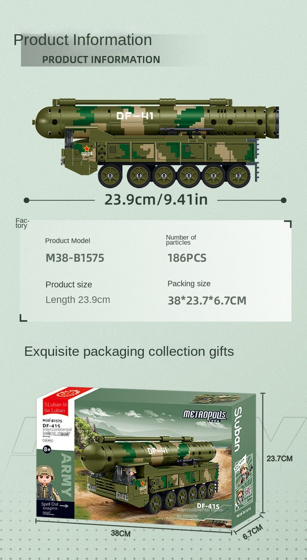 Sluban - Army DF-41S Missile Vehicle 1/55