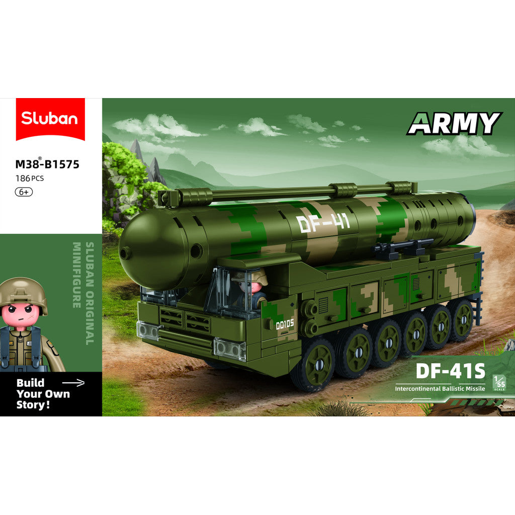 Sluban - Army DF-41S Missile Vehicle 1/55