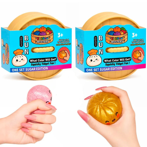 Anime Figure - Litter Dumpling Squishy Sensory Toy - 6 Colorful Styles For Stress Relief