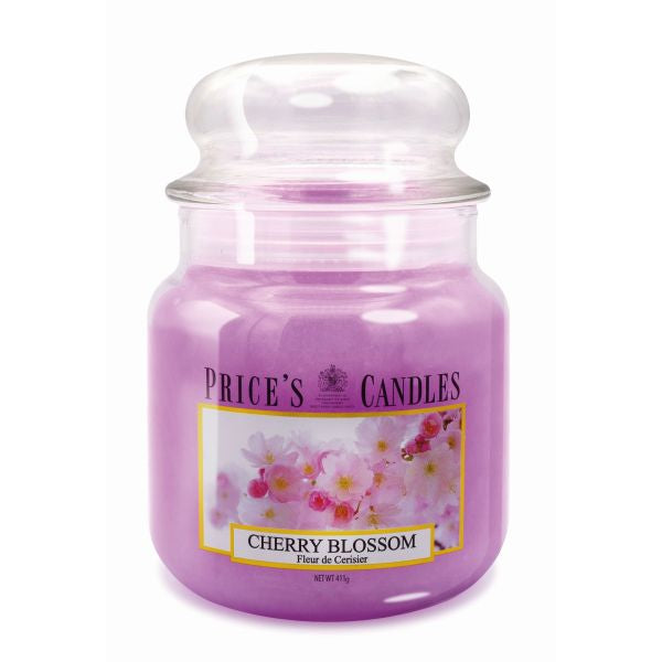 Prices M Scented Candle Jar 411G Burntime 90H Cherry Blossom