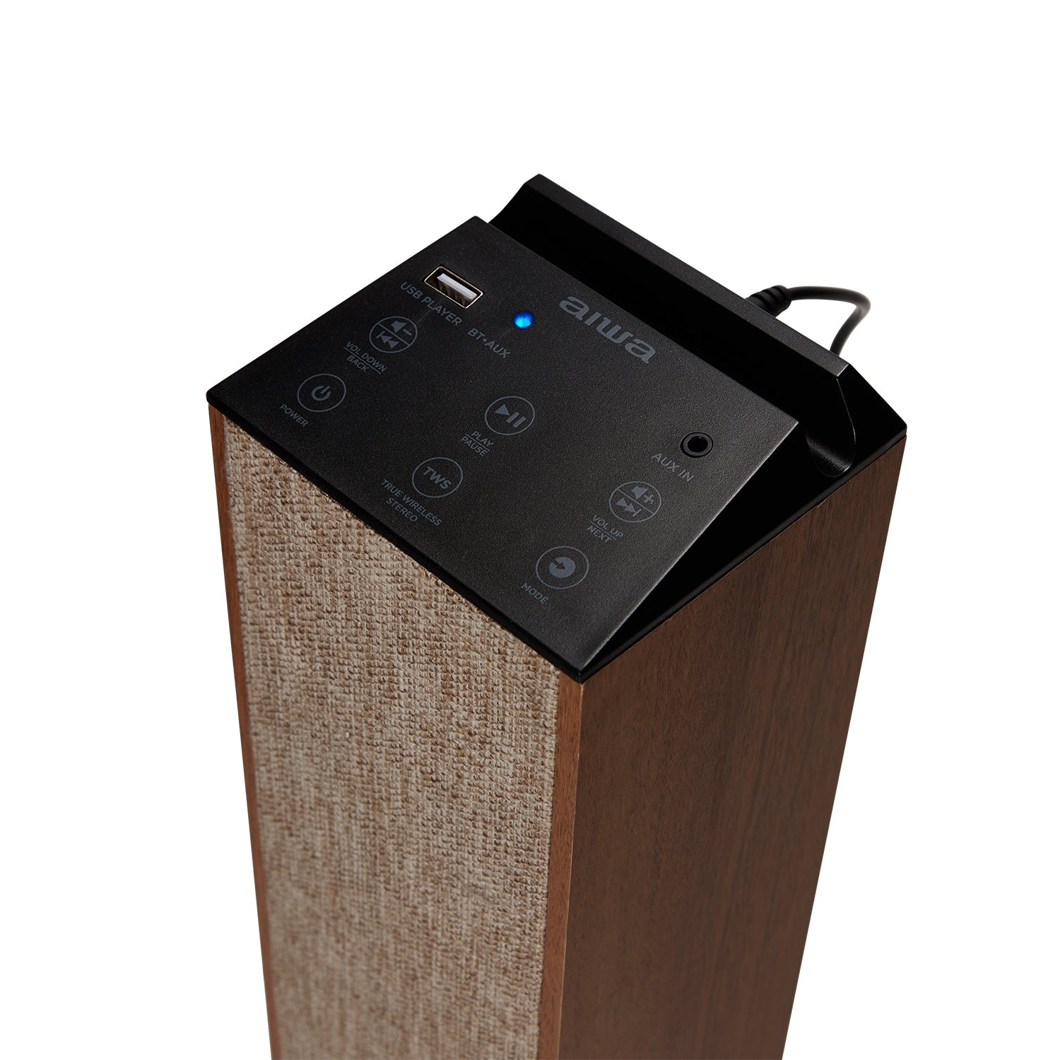 Aiwa Bluetooth 5.0 Audio Receiver Wood Color