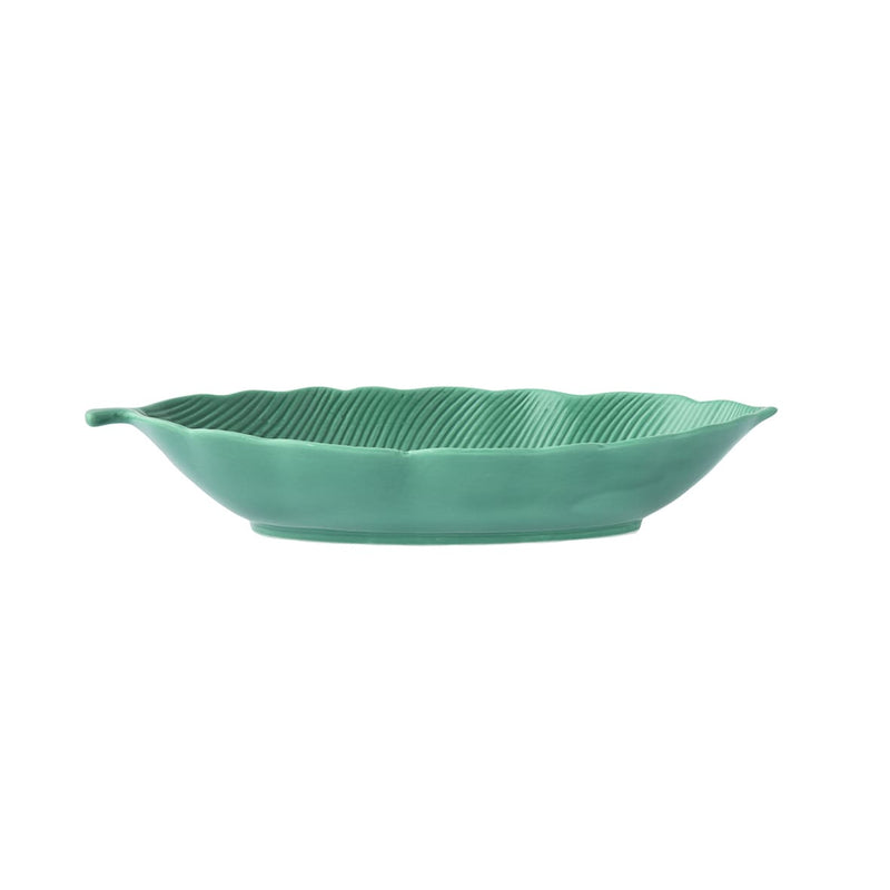 Easylife Madagascar 26X11.5Cm Tropical Leaf Bowl Light Green