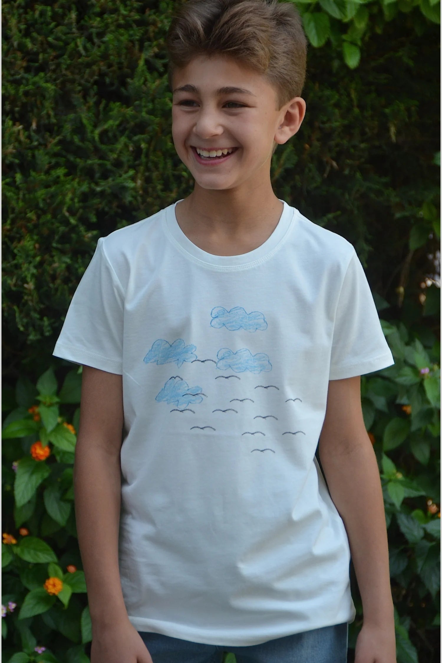 Orenda Tribe T.Shirts Kids Drawings Soaring Birds 12 Years