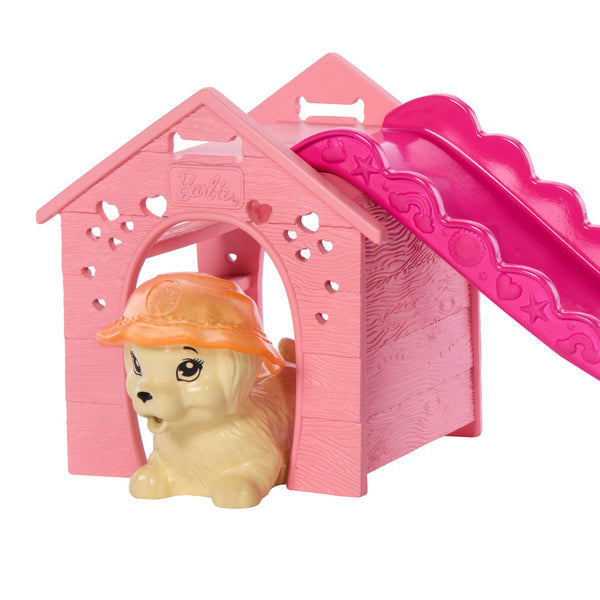 Barbie Puppy Pool Party Doll Blonde - Mattel Pet Water Play Set