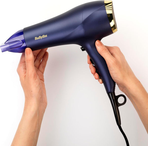 Babyliss Hair Dryer 3 Heat -2 Speed 2300 Watts - Midnight