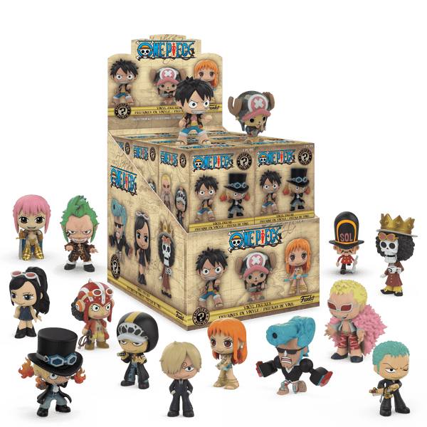 Funko - Mystery Minis! Animation: One Piece-12 Pcs- PDQ