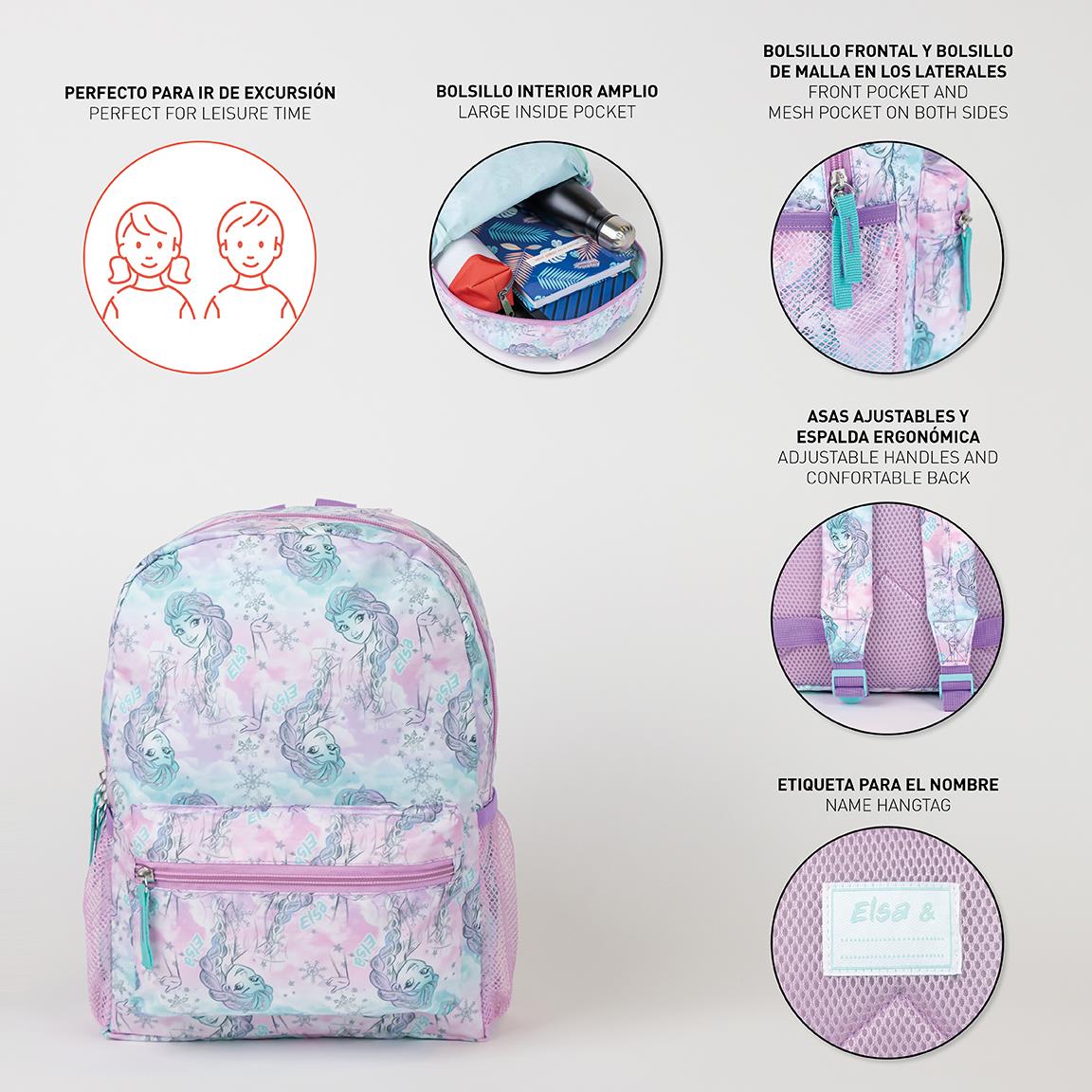 Cerda - Kids Backpack Free Time Print Frozen