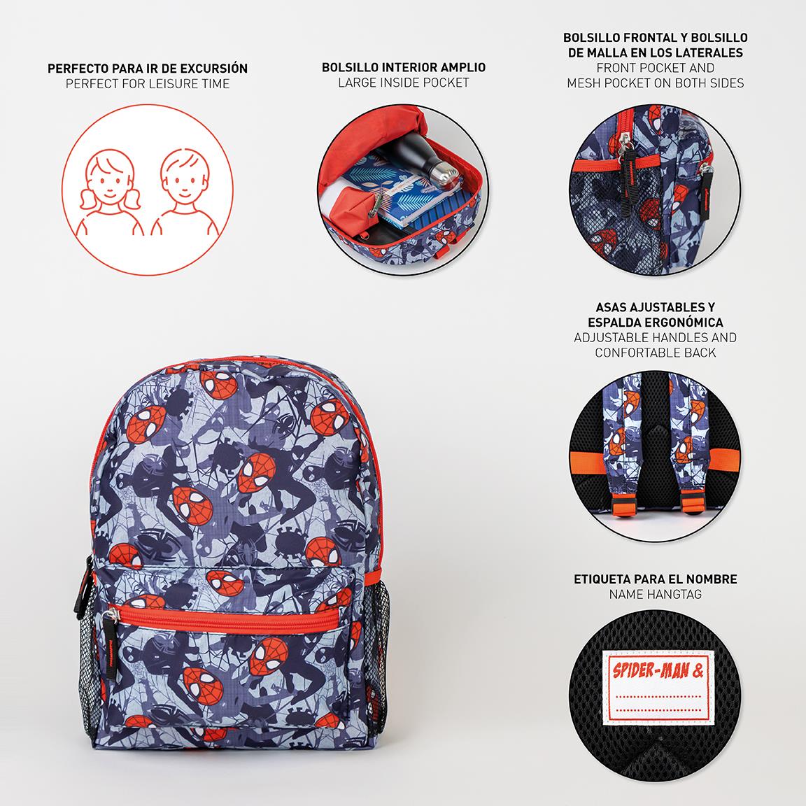 Cerda - Kids Backpack Free Time Print Spiderman