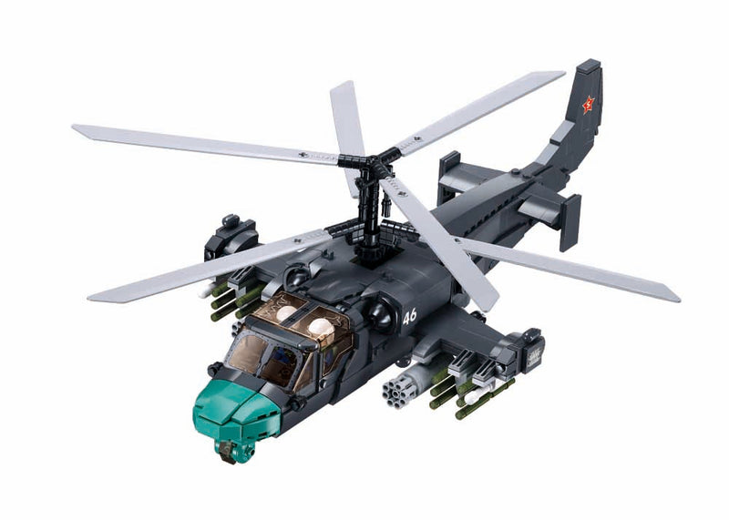 Sluban Modelbricks Ka 52S Gunship 1.35 913 Pcs