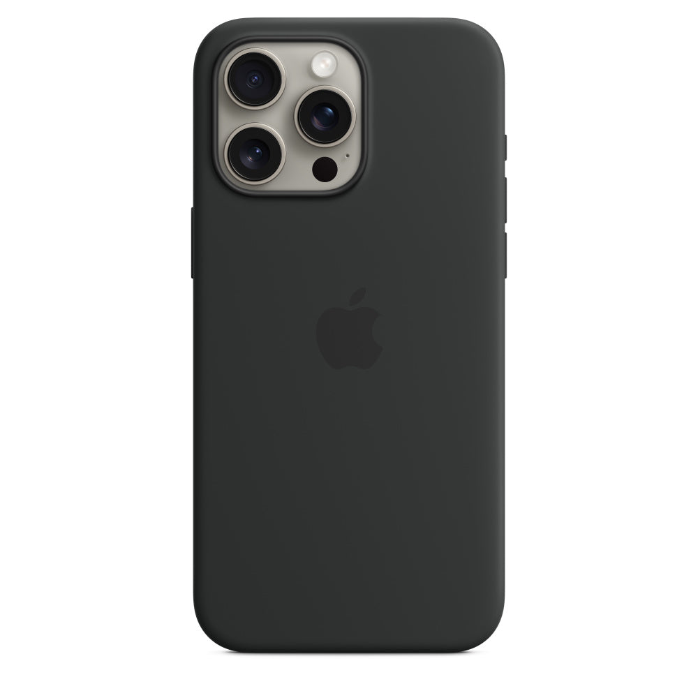 iPhone 15 Pro Silicone Case with MagSafe - Black