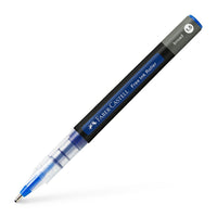 Faber-Castell Free Ink Rollerball Pen 1.5 mm Broad, Blue Ink, Box of 12