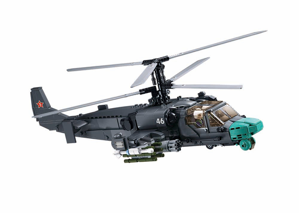 Sluban Modelbricks Ka 52S Gunship 1.35 913 Pcs