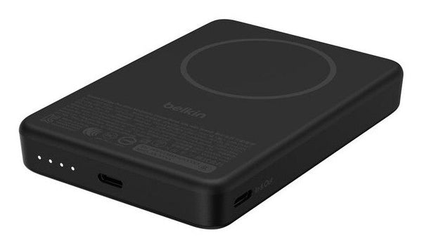 Belkin BoostCharge Slim Magnetic Power Bank 10K Qi2 - Wireless Charger - Black