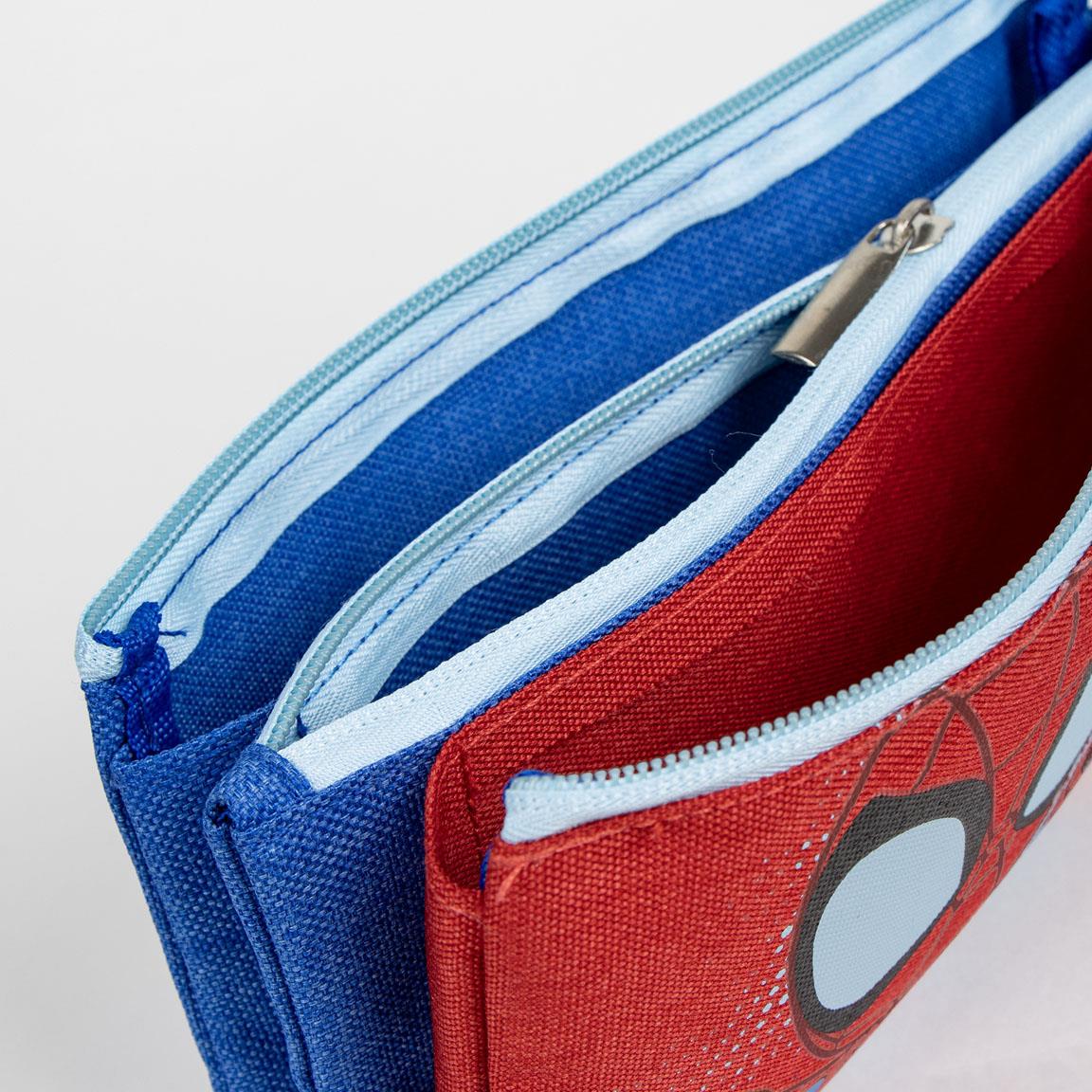 Cerda - Pencil Case 3 Compartments Spidey