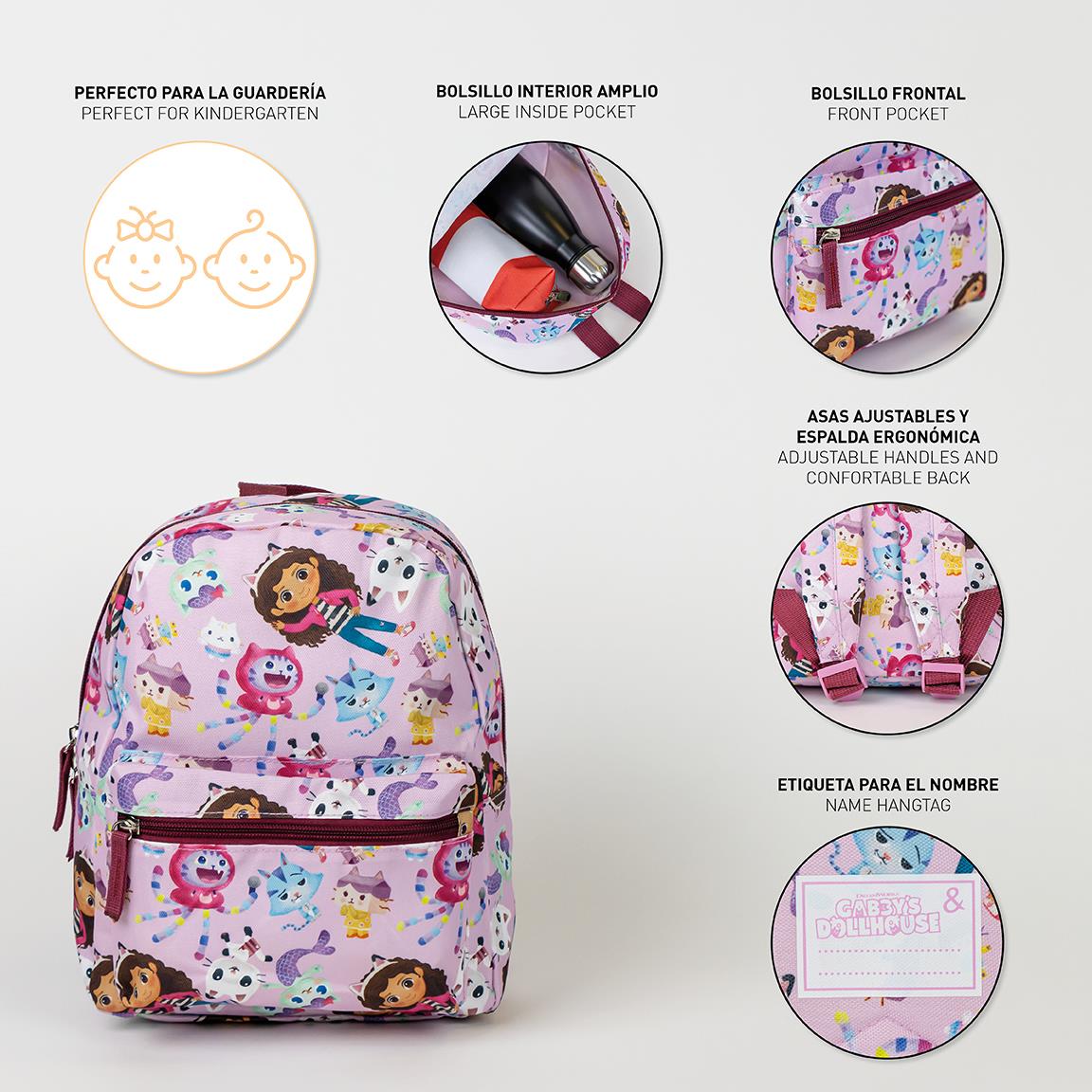 Cerda - Backpack Kindergarte Print Gabby's Dollhouse