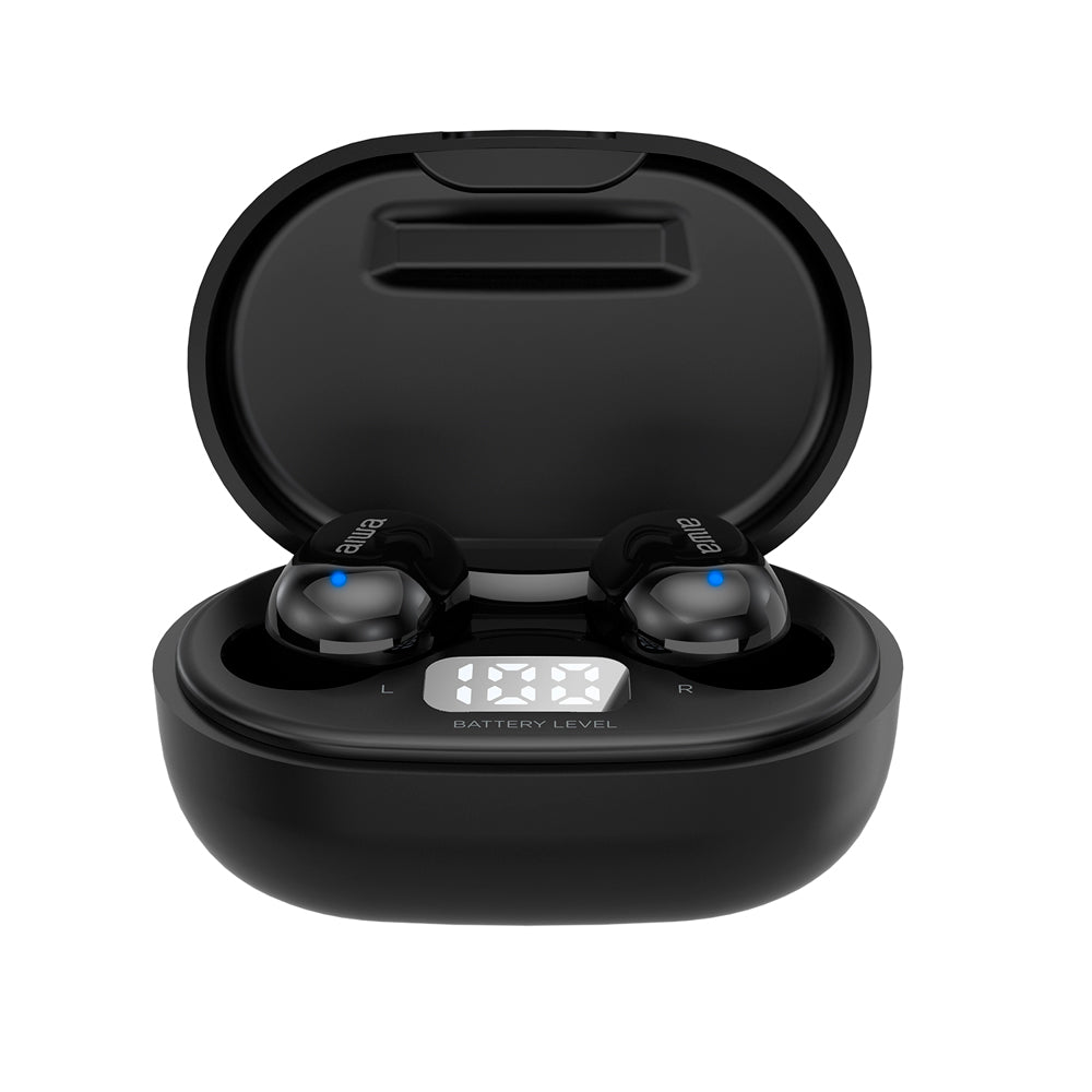Aiwa True wireless Stereo Earphones Black