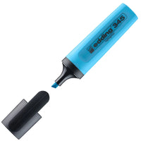 Edding 345 Highlighter, Chisel Tip, Light Blue