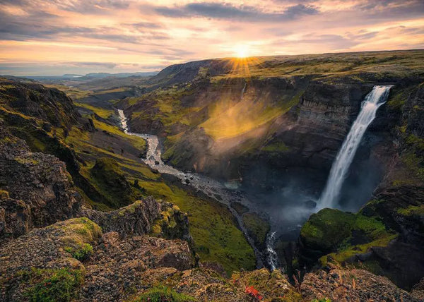 Ravensburger - Haifoss Waterfall Iceland, 1000 Pcs