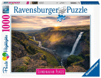 Ravensburger - Haifoss Waterfall Iceland, 1000 Pcs