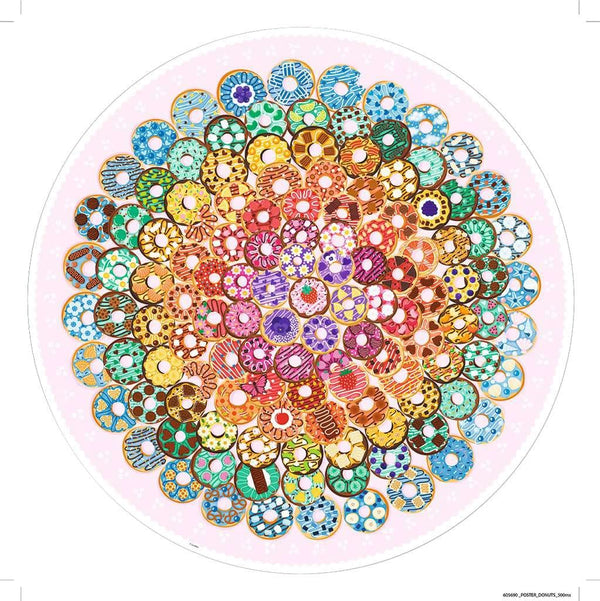 Ravensburger - Circle of Colors - Donuts Puzzle, 500 Pcs