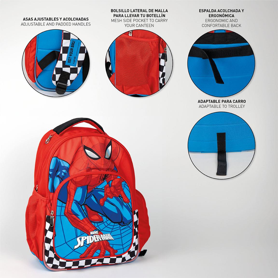 Cerda - Backpack School Medium 42 Cm Spiderman