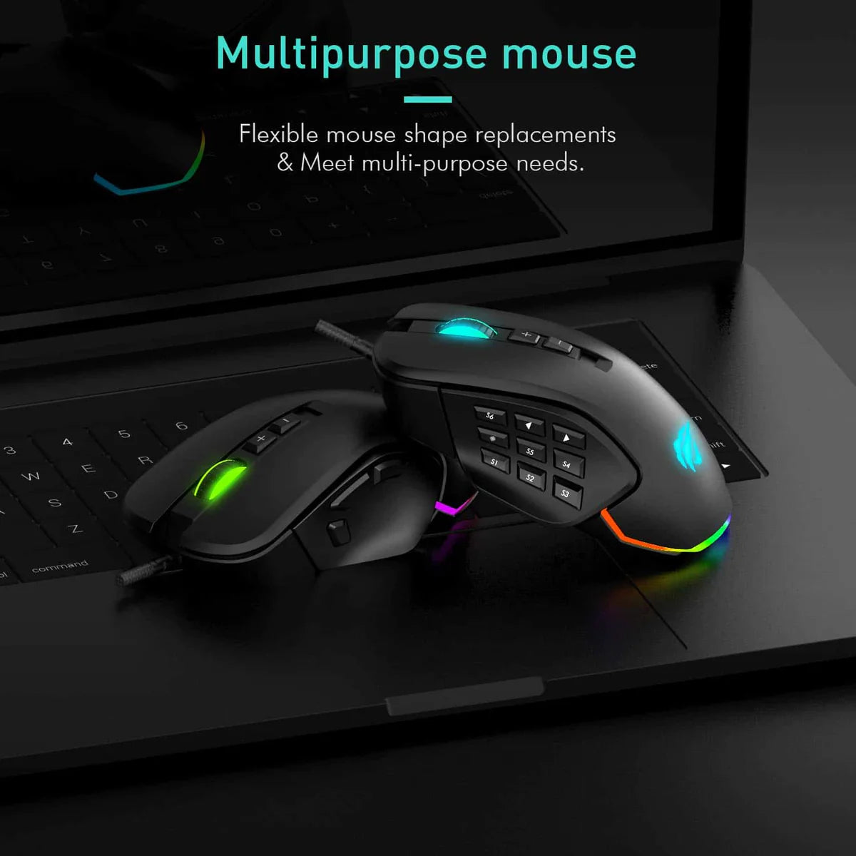 HAVIT Gamenote MS900 Programming Gaming Mouse