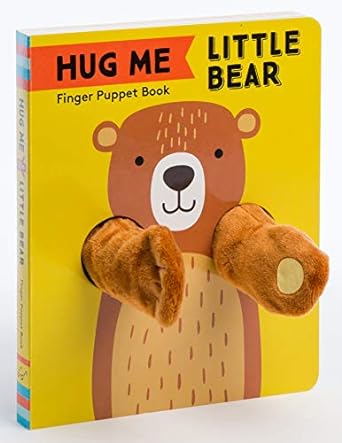 Hug Me Little Bear: Finger Puppet Book