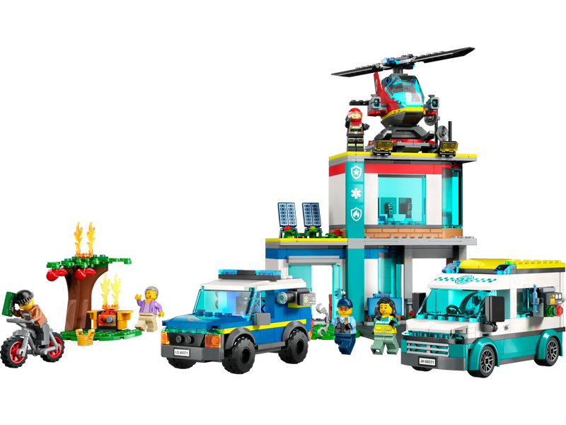 Lego City - Emergency Vehicles Hq