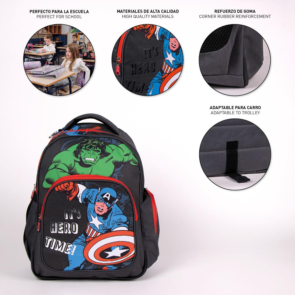 Cerda - Backpack School Medium 42 Cm Avengers