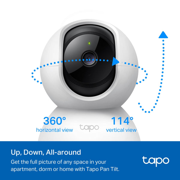 Tapo - Tc71 Pan/Tilt Home Security Wi-Fi Camera