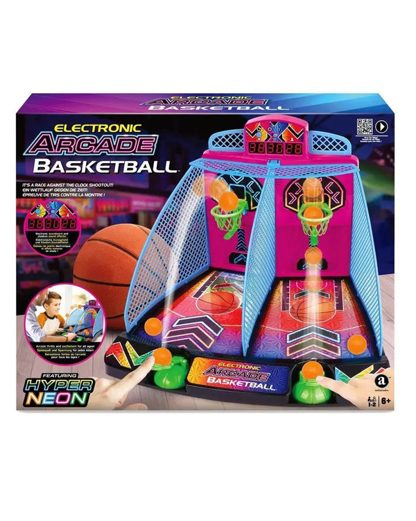 Ambassador Arcade Basketball Hyper Neon Black - Electronic Table Game
