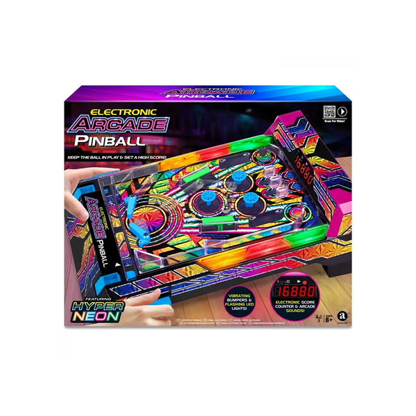 Ambassador Arcade Pinball Hyper Neon - Electronic Table Game